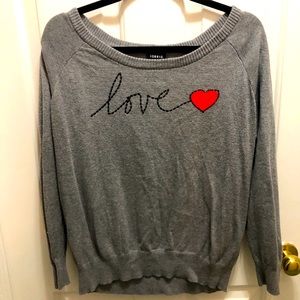 Torrid ‘love’ sweater